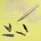 Excel Blades K1 Aluminum Hobby Knife, Safety Cap and 5 Asst. Light Duty Blades 12pk 19001 - alternate 4
